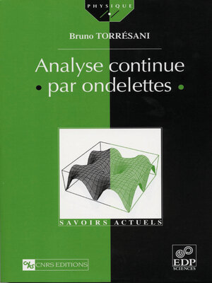 cover image of Analyse continue par ondelettes
